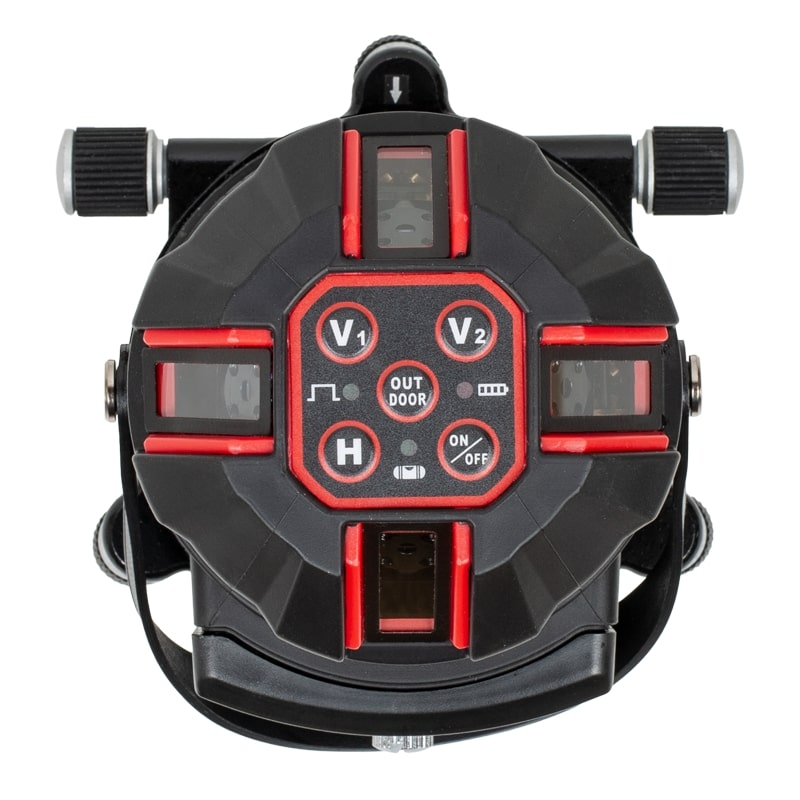 Комплект: лазерный уровень RGK UL-44W Black + штанга-упор - 4