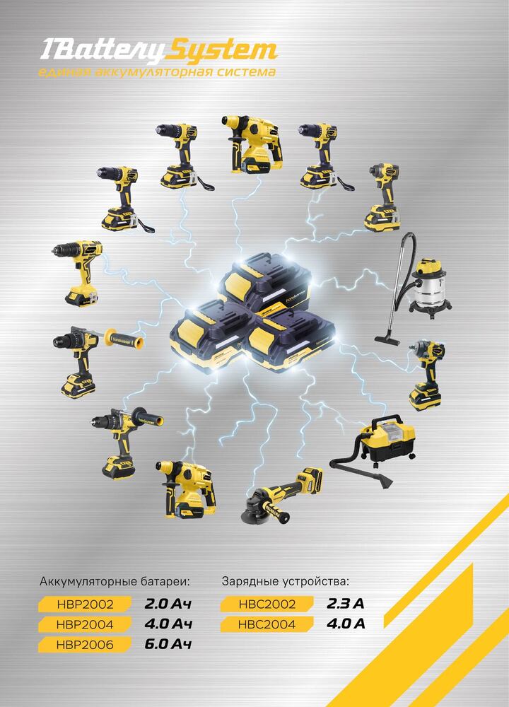 Аккумуляторный шуруповерт Hanskonner HCD1855RI 1BatterySystem - 13