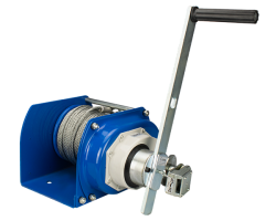Лебедка ручная CHW-2.0, г/п 2000 кг, канат 40 м